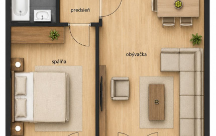 Nový 2-izbový byt so záhradou, terasou a parkovacím miestom – Rajka, len pár minút od Bratislavy