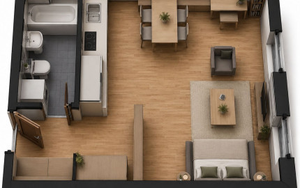 1-izbové byty | Novostavba | od 81 800 € | Rajka