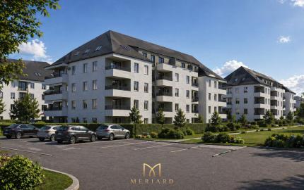 2-izbový podkrovný byt s balkónom | 64,83 m² | Novostavba | 163 500 € | Rajka