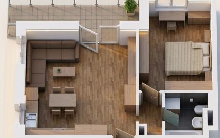 2-izbové byty s balkónom | Novostavba | od 130 600 € | Rajka