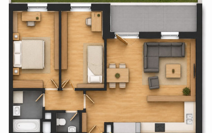 3-izbové byty so záhradkou | Novostavba | od 195 600 € | Rajka
