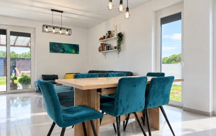 Moderný 4 izbový rodinný dom | Štýlový interiér | Krytá terasa | Dunasziget pri Rajke