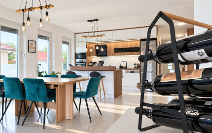 Moderný 4 izbový rodinný dom | Štýlový interiér | Krytá terasa | Dunasziget pri Rajke