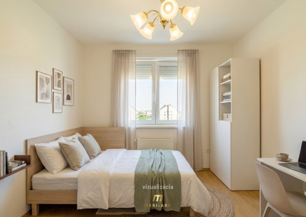 2-izbový byt na predaj, Rajka – balkón, parkovanie, nízke náklady, ihneď voľný