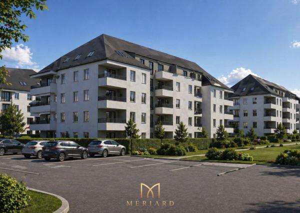 2-izbový podkrovný byt s balkónom | 64,83 m² | Novostavba | 163 500 € | Rajka