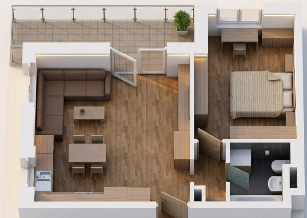 2-izbové byty s balkónom | Novostavba | od 130 600 € | Rajka