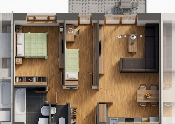 3-izbové byty so záhradkou | Novostavba | od 195 600 € | Rajka
