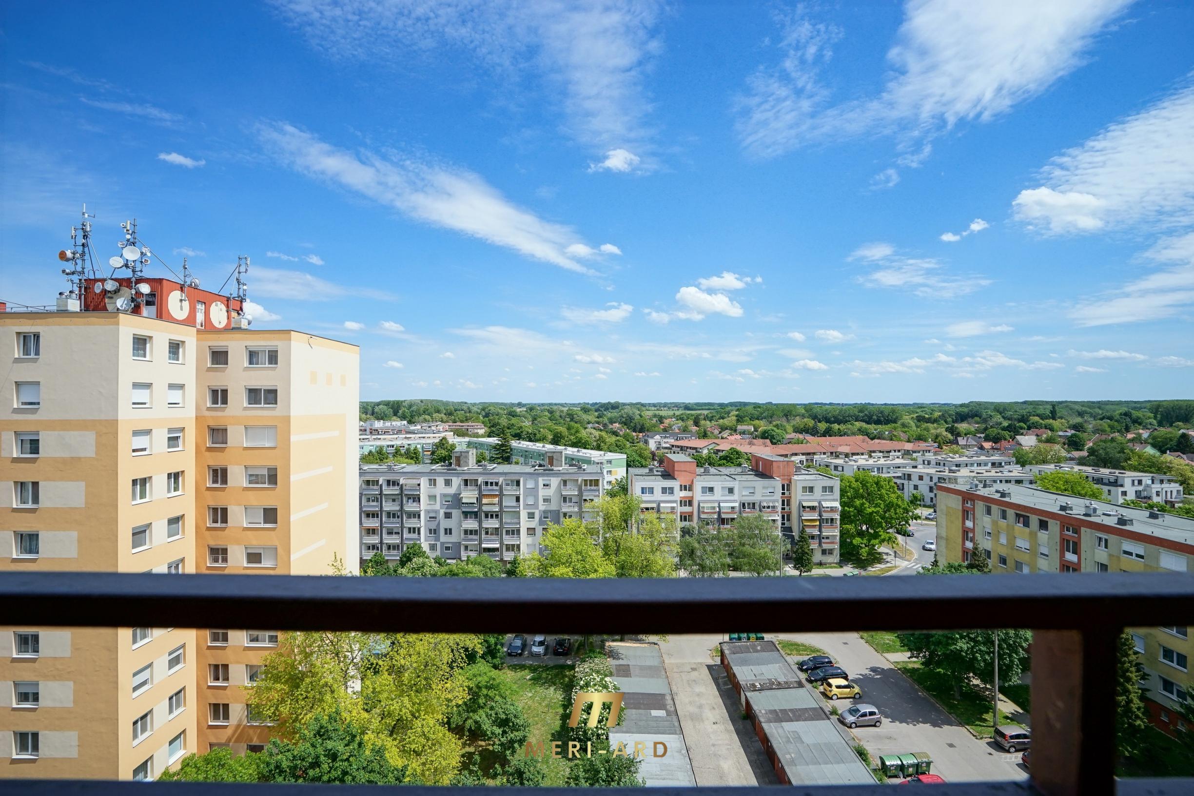 3-izbový byt s balkónom a krásnym výhľadom v Mosonmagyaróvári