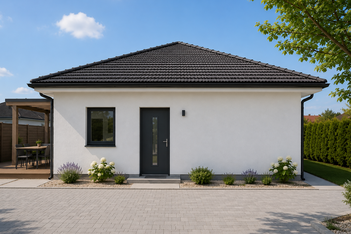 Novostavba rodinného domu na kľúč v starej Rajke pri Bratislave • 4 izby • pozemok 498 m²